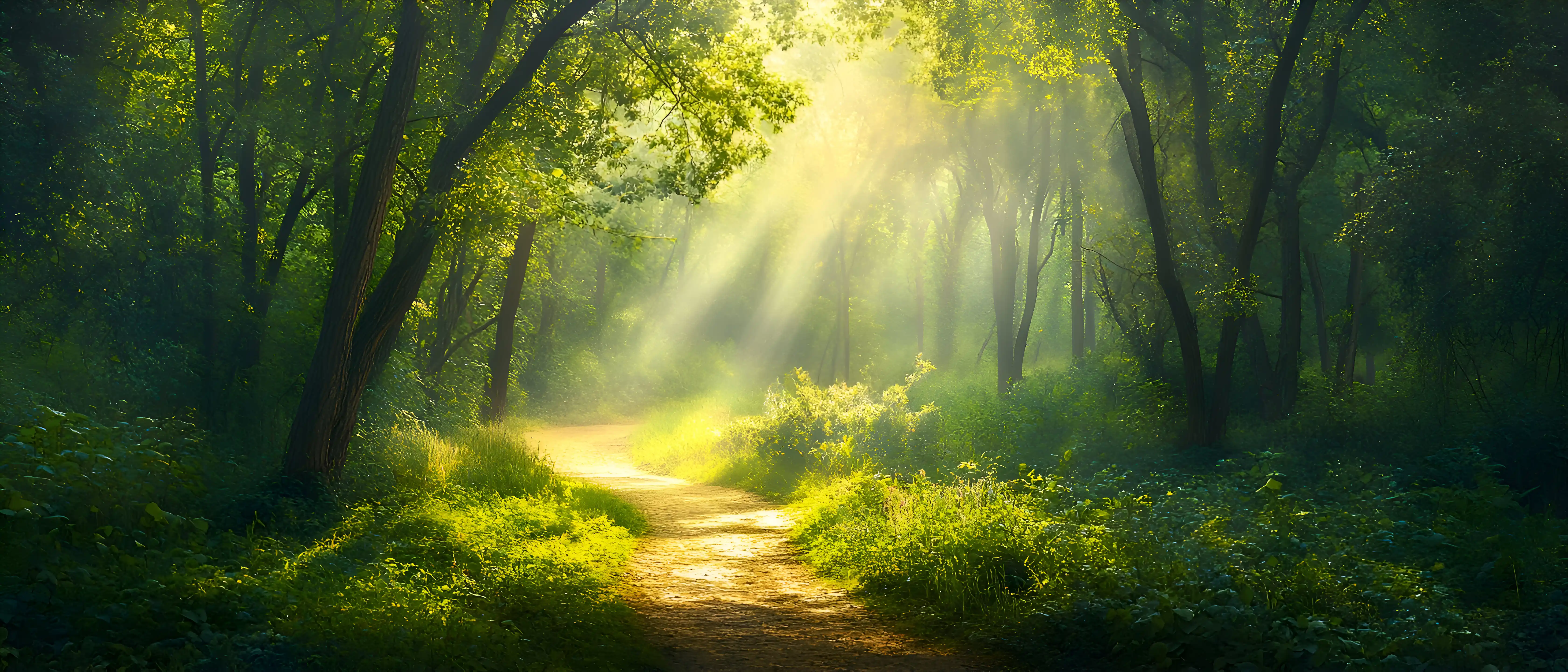 Moody Forest Background